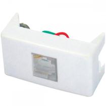 Modulo Rad Modular Branco 1404001 Rj11 2Vias Modulo Rad Modular Branco 1404001 Rj11 2Vias