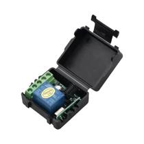 Módulo Receptor De Relé De Controle Remoto Sem Fio Universal 12V 1CH 433Mhz RF EV1527 Com Código De Módulo Receptor De Relé De Controle Remoto Sem Fio Universal 12V 1CH 433Mhz RF EV1527 Com Código De