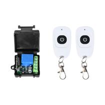 Módulo Receptor De Relé RF Com Controle Remoto Sem Fio 1CH ON/OFF Para Luz LED, Portão, Porta DC 6V