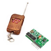 Modulo receptor rf com controle remoto 315mhz 4 canais Modulo receptor rf com controle remoto 315mhz 4 canais