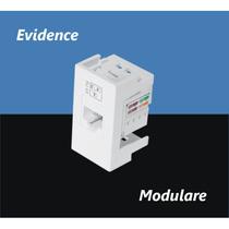 Módulo Rede RJ45 CAT 5E - 8 Vias Evidence / Modulare - Fame