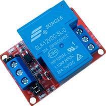 Módulo Rele 1 Canal 12v 30a Sla-12vdc-sl-c Optoaclopador e Arduino