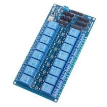 Módulo Relé 16 Canais com Optoacopladores para Controle de Carga Módulo Relé 16 Canais com Optoacopladores para Controle de Carga