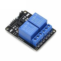 Módulo Relé 2 Canais 110/220 Entrada 5v Para Arduino Srd05vd