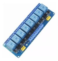 Módulo Relé 3V 10A 8 Canais Com Borne Kre Esp32 Com Nota