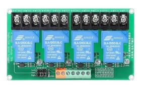 Módulo Relé 4 Canais 5V 30A Com Borne Padrão Industrial Clp Módulo Relé 4 Canais 5V 30A Com Borne Padrão Industrial Clp