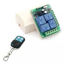 Modulo rele 4 canais rf433 mhz + controle