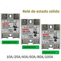 Módulo Relé de Estado Sólido SSR - Alta Corrente (10A a 100A) para Controle PID e DD de Temperatura