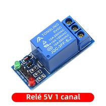 Módulo Relé para Arduino com Optoacoplador - 1, 2, 4, 6, 8 Canais (5V/12V) - Em Estoque