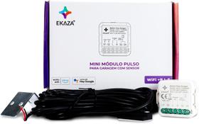 Módulo Relé Pulso Wifi Portão Garagem Sensor Smart Automação Alexa Google Home Ekaza Ekac-t3099wb