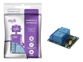 Módulo Rele Relé 5V 2 Canais - Roxo Módulo Rele Relé 5V 2 Canais - Roxo