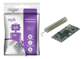 Módulo Rf Wireless Hc-12 Com Antena Si4463 - Roxo