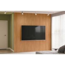 Módulo Ripado 260cm p/ Painel de Sala Nature Fosco - Linea Brasil