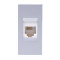 Modulo RJ11 Prata N1117 PR, Linha Unno Life, ABB