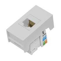 Modulo rj45 c/conector branco