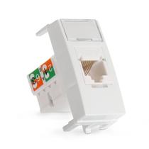 Módulo Rj45 Cat 5e Internet Branco Sleek Margirius