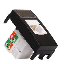 Módulo Rj45 Cat 5e Internet Preta Clean Margirius