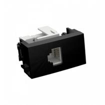 Modulo Rj45 Cat5 Rede Internet Dubai Preto Ed5345-E/P