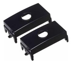 Modulo Saida de Fio 2 Unidades Ebony Sleek