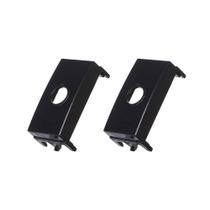 Módulo Saída de Fio MarGirius Sleek 2 Unidades Preto Ebony Módulo Saída de Fio MarGirius Sleek 2 Unidades Preto Ebony