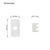 Módulo Saida de Fio Sleek Margirius Módulo Saida de Fio Sleek Margirius