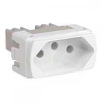 Modulo Schneider Miluz 1 Tomada 10A. 2P+T. Branca - S3B70340 Modulo Schneider Miluz 1 Tomada 10A. 2P+T. Branca - S3B70340