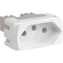Modulo Schneider Miluz 1 Tomada 10A. 2P+T. Branca - S3B70340 Modulo Schneider Miluz 1 Tomada 10A. 2P+T. Branca - S3B70340