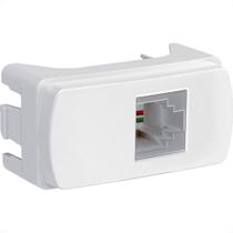 Modulo Schneider Miluz Tomada Rj-11 Branco - S3B74900 Modulo Schneider Miluz Tomada Rj-11 Branco - S3B74900