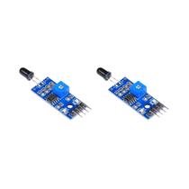 Módulo Sensor De Chamas Infravermelho De 4 Pinos Com Sensibilidade Ajustável 3.3V-5V Para Kit