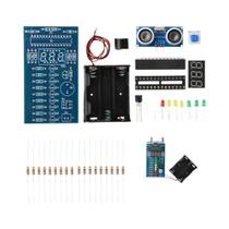 Módulo Sensor De Distância Ultrassônico 4.5-6V Com Indicador LED Kit DIY Para Alarme De Radar De Módulo Sensor De Distância Ultrassônico 4.5-6V Com Indicador LED Kit DIY Para Alarme De Radar De