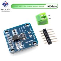 Módulo Sensor De Fonte De Alimentação DC Bidirecional 3V-5V IIC I2C INA219 Breakout DIY