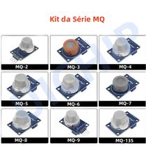 Módulo Sensor De Gás Metano Para Arduino Starter MQ-2 MQ-3 MQ-4 MQ-5 MQ-6 MQ-7 MQ-8 MQ-9 MQ-135