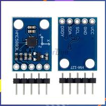 Módulo Sensor De Magnetômetro Compasso Estardyn GY-273 HMC5883L De Campo Magnético Triplo Eixo 3V-5V