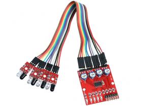 Modulo Sensor de Rastreamento Infra Vermelho 4 Sondas - GC-126