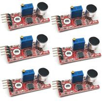 Módulo Sensor de Som FainWan - 6 Unidades de Alta Sensibilidade para Arduino