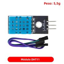 Módulo Sensor De Temperatura E Umidade 3 Pinos KY-015 DHT-11 Para Arduino Kit Iniciante DIY Digital Módulo Sensor De Temperatura E Umidade 3 Pinos KY-015 DHT-11 Para Arduino Kit Iniciante DIY Digital