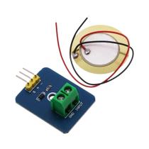Módulo Sensor De Vibração Piezoelétrico Cerâmico 3.3V 5V Com Controlador Analógico Para Arduino UNO
