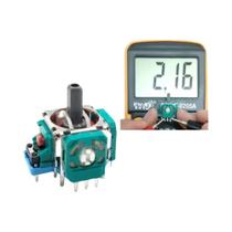 Módulo Sensor Joystick Analógico 3Pin 3D Para Substituição Do Thumbstick Do Controle PS5 PS4 PS3