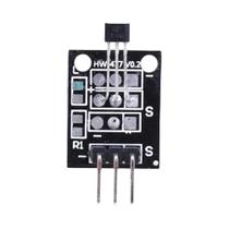 Módulo Sensor Magnético Hall Padrão, Trabalho com Placa Arduino, Efeito Hall, KY-003 A3144, 1-10Pcs