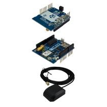 Módulo Shield Gps Com Suporte Cartão Sd + Antena - RoXo Módulo Shield Gps Com Suporte Cartão Sd + Antena - RoXo