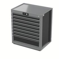 Módulo Smart System 8 Gavetas Individuais Tramontina Pro Cinza Tramontina