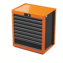 Módulo Smart System 8 Gavetas Individuais Tramontina PRO Laranja Orgnizador Ferramentas Armários