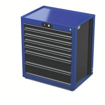 Módulo Smart System Bancada 7 Gavetas Tramontina PRO Azul Orgnizador Ferramentas Gavetas Armários