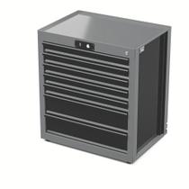 Módulo Smart System Para Bancada Com 7 Gavetas Tramontina Pro Cinza Tramontina