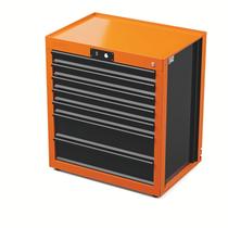 Módulo Smart System Para Bancada Com 7 Gavetas Tramontina Pro Laranja Tramontina