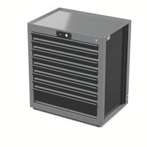 Módulo Smart System Para Bancada Com 8 Gavetas Tramontina Pro Cinza Tramontina