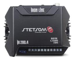 Modulo Som Stetsom Iron Line Ir 280.4 280w Rms 4 Canais