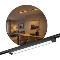 Módulo Spot Led Difusor DULI 35W 3000K p/ Trilho Eletrificado ST3272 - Preto Módulo Spot Led Difusor DULI 35W 3000K p/ Trilho Eletrificado ST3272 - Preto