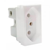 Modulo Steck Linha Stella 1 Tomada 10A. Branco 868060 Modulo Steck Linha Stella 1 Tomada 10A. Branco 868060