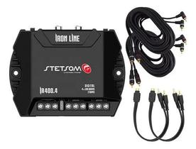 Módulo Stetsom Amplificador Iron Line 400.4 + Kit Instalação